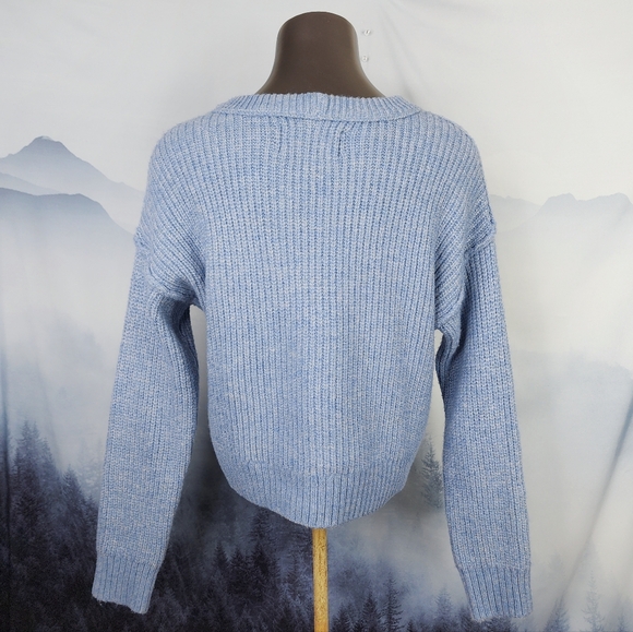 American Eagle Snowdrift Crewneck Sweater Small Long Sleeve Pullover - Picture 4 of 16